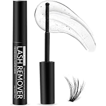 Eyelash Glue Remover 5ML Cluster Lash Remover for Individual False Lashes, Bond and Wispys, Gentle Non-irritating Mascara Wand, Black