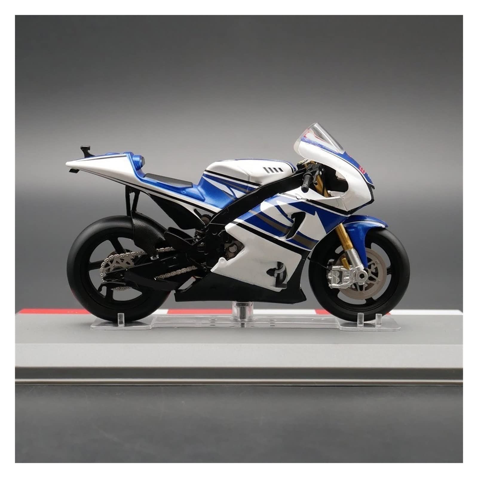 SEYXF Motorbike Toy for Y-AMAHA Yzr M1 2012 Diecast Motorcycle Model Birthday Gift Toys Collection 1/18