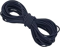 Vista 67 de PATIKIL Cuerda elástica elástica de 109 yardas (328.1 ft), cuerda elástica pesada de 0.059 in, albaricoque para manualidades, correas de gancho