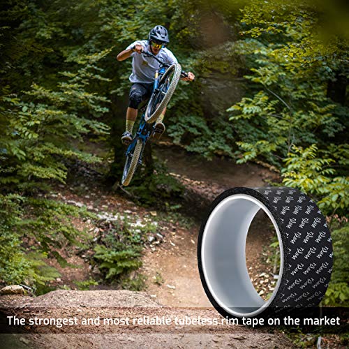 Milkit Tubeless Rim Tape - 11Yd (10M) Rim Strip Roll - Extra Strong Bicycle Rim Tape 21Mm -25Mm - 29Mm - 32Mm Available Widths (25Mm) #TOP2