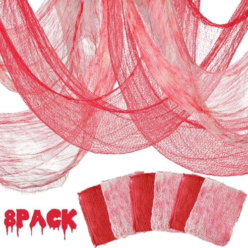Preboun 8 Pcs Halloween Creepy Cloth 30 x 72 in Evil Circus Decor...