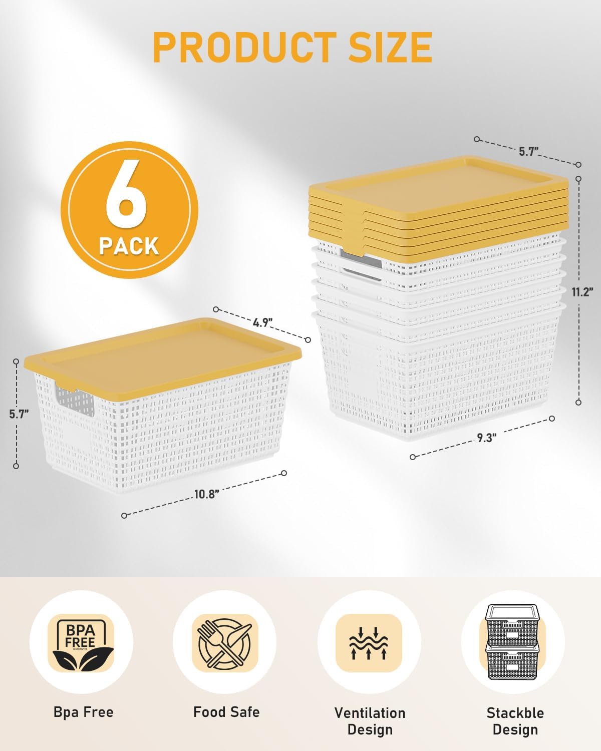 【角落新生術】 EOENVIVS 萬用收納箱 6 件組 $16.79