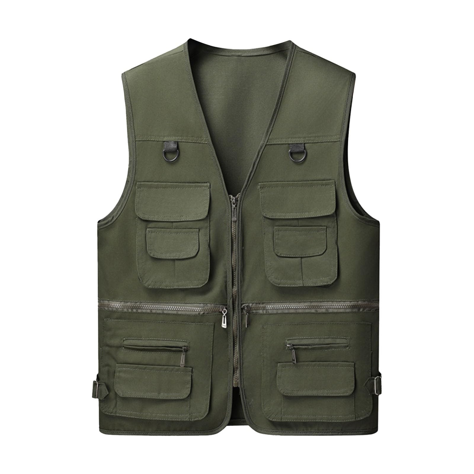 Generisch Gilet estivo da uomo, in pelle, da motociclista, 6XL, gilet da | Gilet traspirante per il tempo libero, da motociclista, in pelle scamosciata, senza cappuccio, gilet trapuntato