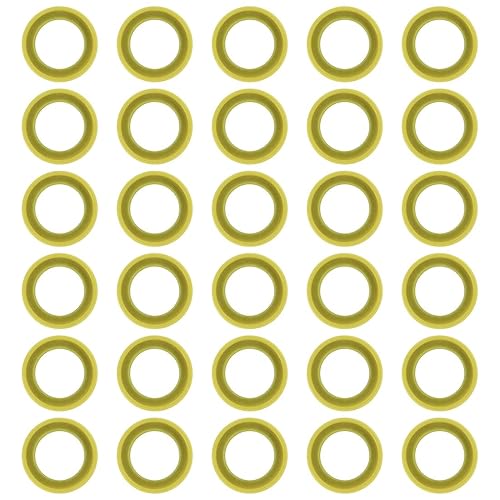 UTSAUTO 30 piezas de sello de tapón de drenaje de caja de engranajes 12-19183Q02 Reemplazo de sellos de unidad inferior para tornillos de llenado de