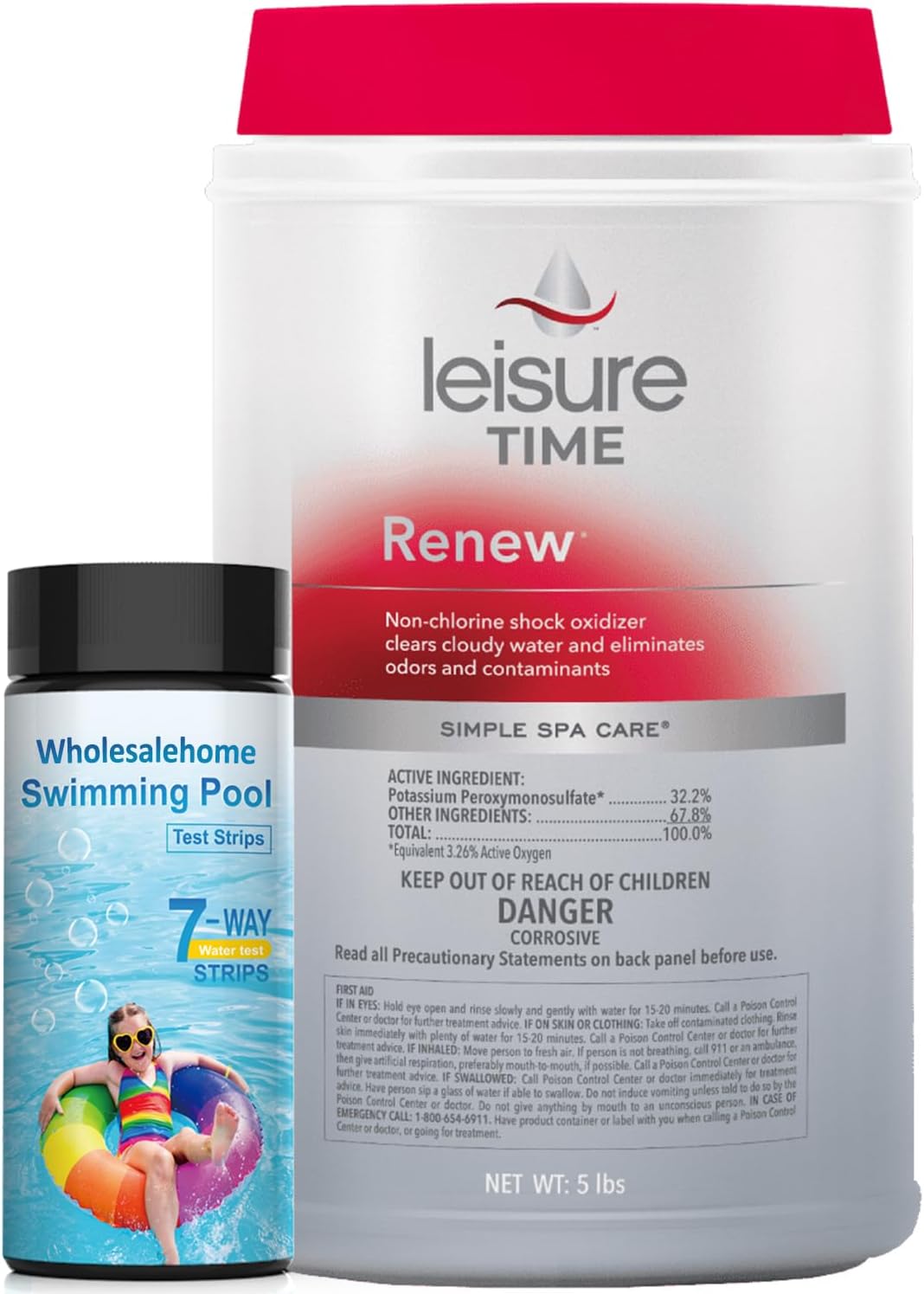 Renew 2.2 lb Leisure Time Spa Swimming Pool Bromine