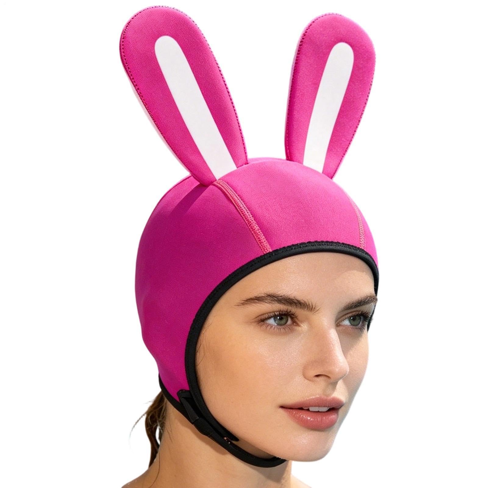 Neoprenowy kaptur, czapka żeglarska z uszami królika, czapka do nurkowania, do surfowania, kajakarstwa, sportów wodnych, żeglarstwa, pływania kajakiem, snorkelingu