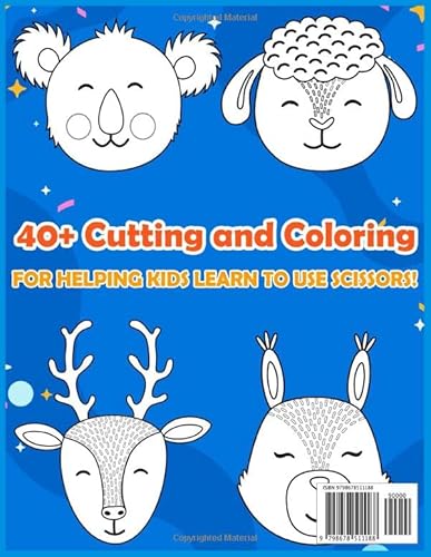 Scissor Skills preschool workbook for kids Let's Cut Paper: A Fun activities for Cutting and Colori