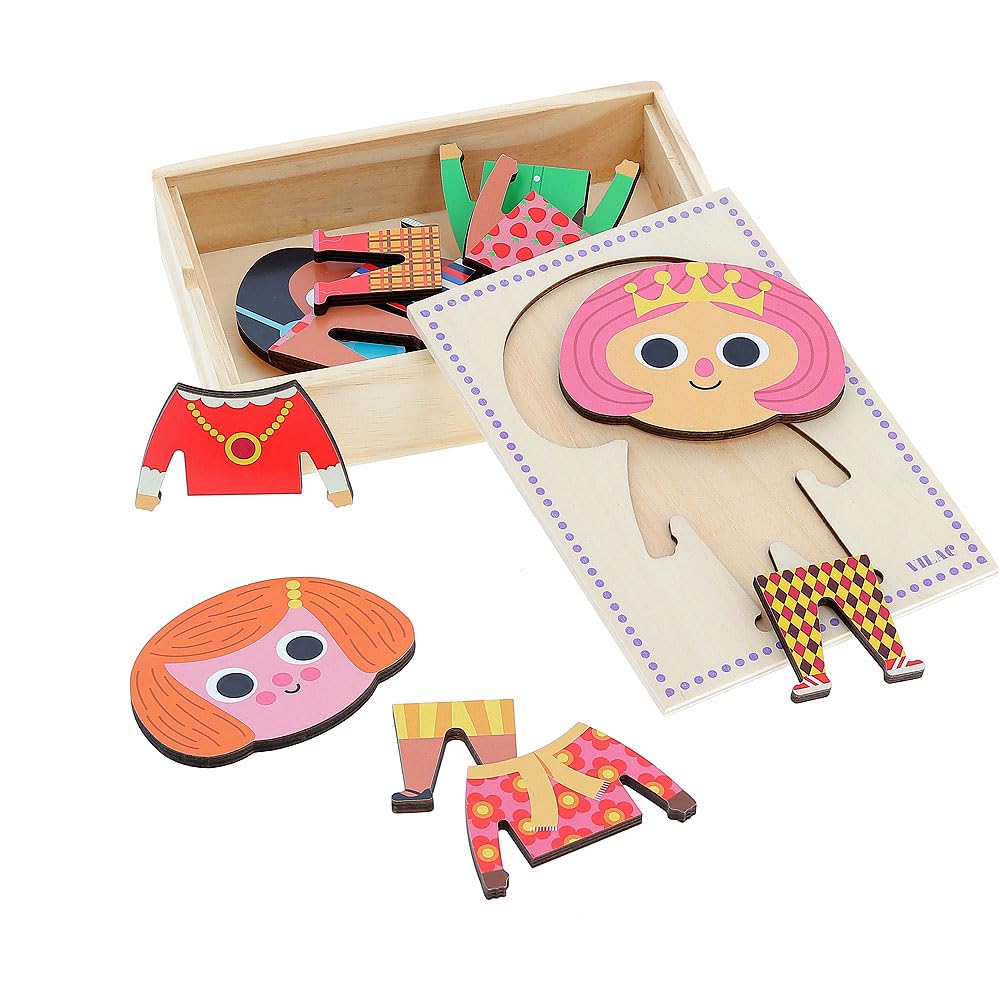 Vilac, Jade Moody Wooden Puzzle, Wooden Puzzle, Wooden Jigsaw, Montessori Kids Games, Educational Childrens Toys - Image 2