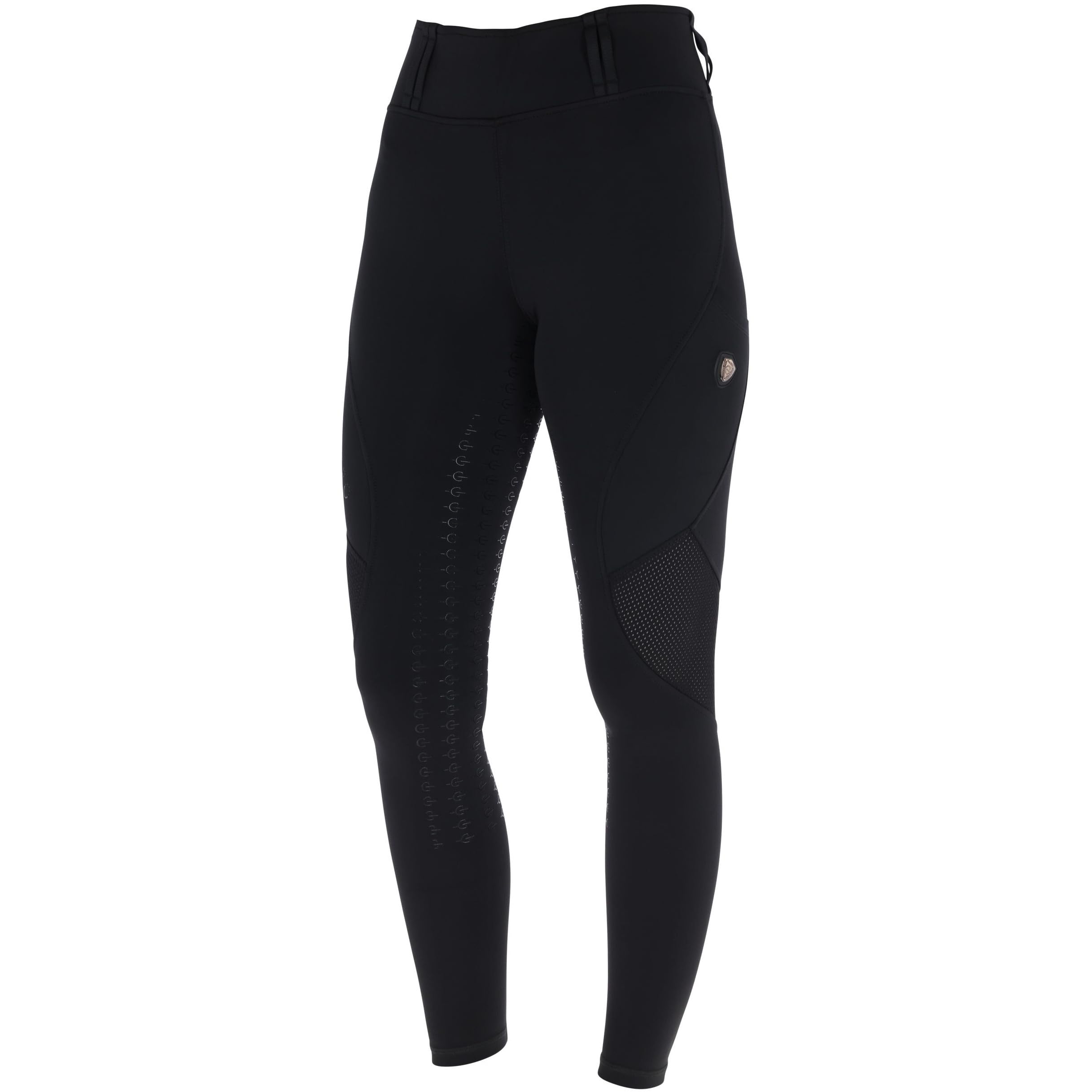 Covalliero - Damen Reitleggings Silikon Vollbesatz FS26 – Reithose mit Mesh-Einsätzen – Frühling & Sommer Reiterhose – weich, leicht & atmungsaktiv – viele Farben – Gr. 32-46