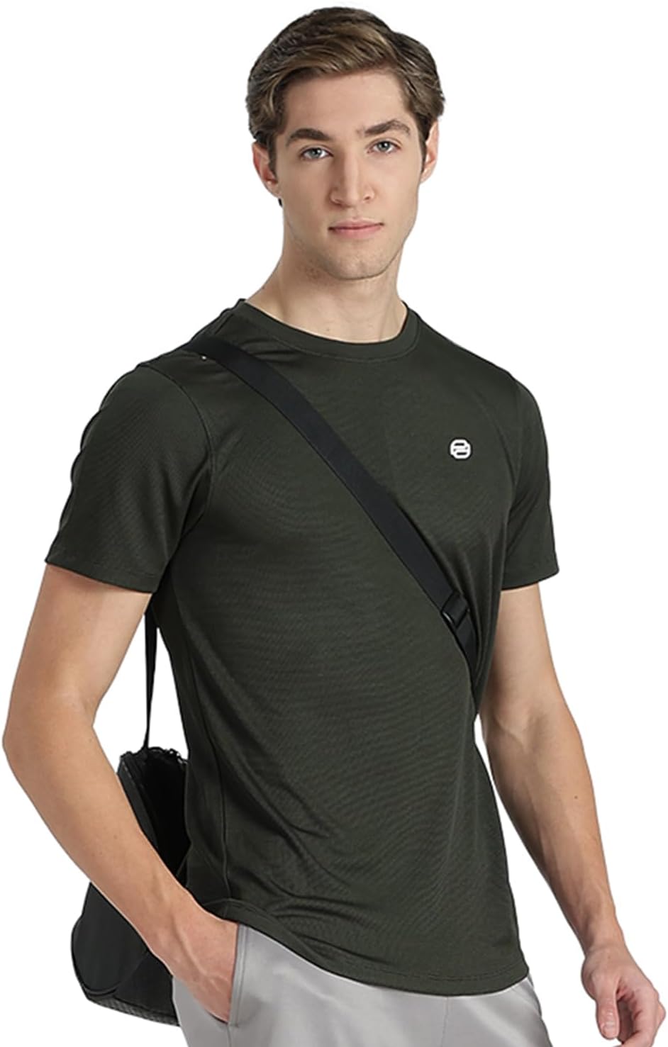 Pump’d Men's Solid Activewear Regular Fit Sports | Activewear | Running | Gym | Plain T-Shirt | Round Neck