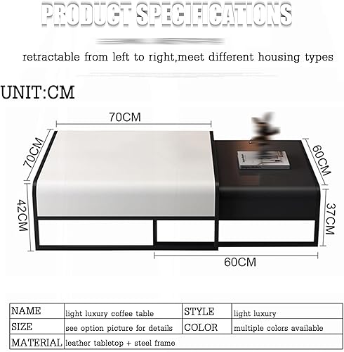 Miniatura 2 de Mesas auxiliares, mesa de centro para sala, juego de 2 mesas auxiliares anidables, con marco de metal, mesa moderna y única, mesa industrial