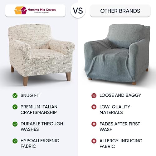 Miniatura 3 de PAULATO BY GA.I.CO. Funda para silla  Funda elástica para sillón  Funda de sillón para mascotas y niños  Fundas suaves para silla  Protector de