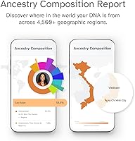 Vista 3 de 23andMe Servicio de Ascendencia - Kit de Prueba de ADN, Legado Genético Personalizado, Más de 4,500 Regiones Geográficas, Prueba de Ascendencia
