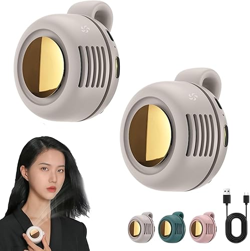 Miniatura 9 de Ventilador Mini Portátil Silencioso Sin Aspas con Clip, Ventilador Pequeño con Clip para Camisa y Cintura, 2025 Nuevos Ventiladores Enfriadores