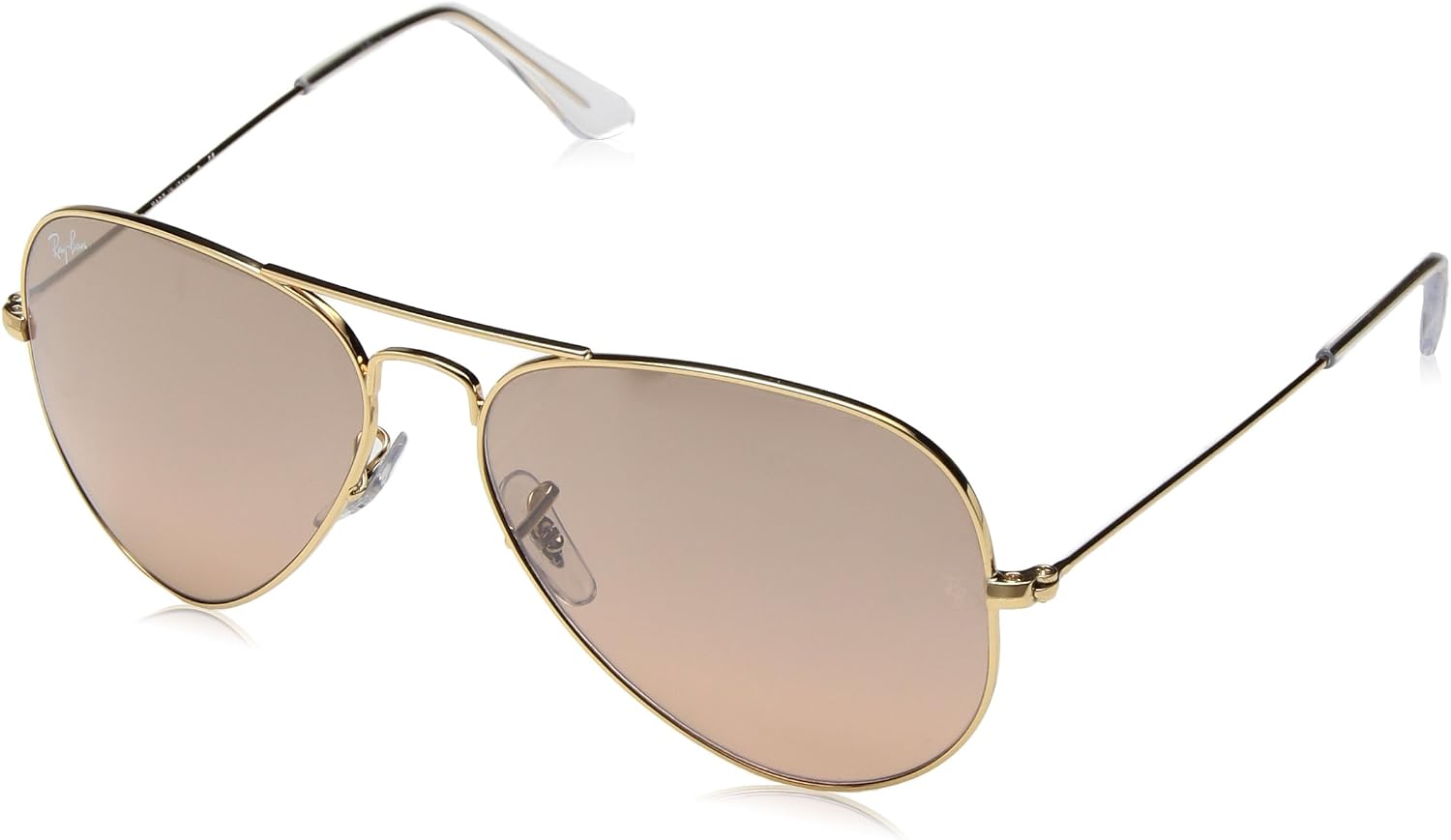 Ray-Ban Aviator Sonnenbrille Unisex RB3025, Gold/Grün G15