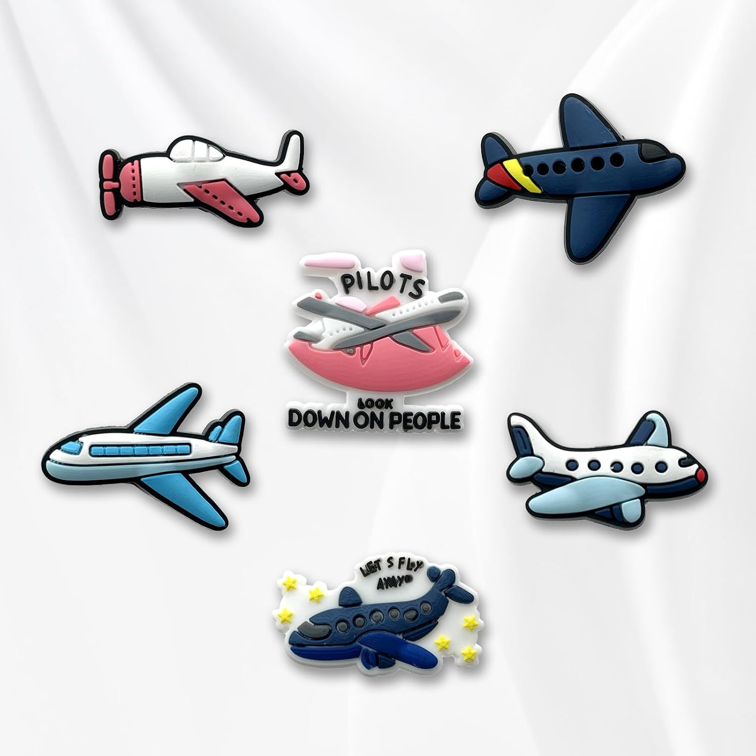 Dinosaurs Sea Animals Cars Teeth Penguin Sloth Flamingos Plants Shoe Charms Fit for Clog Sandals Decoration, Fruit Food Airplanes Shoe Charms for Party Favor