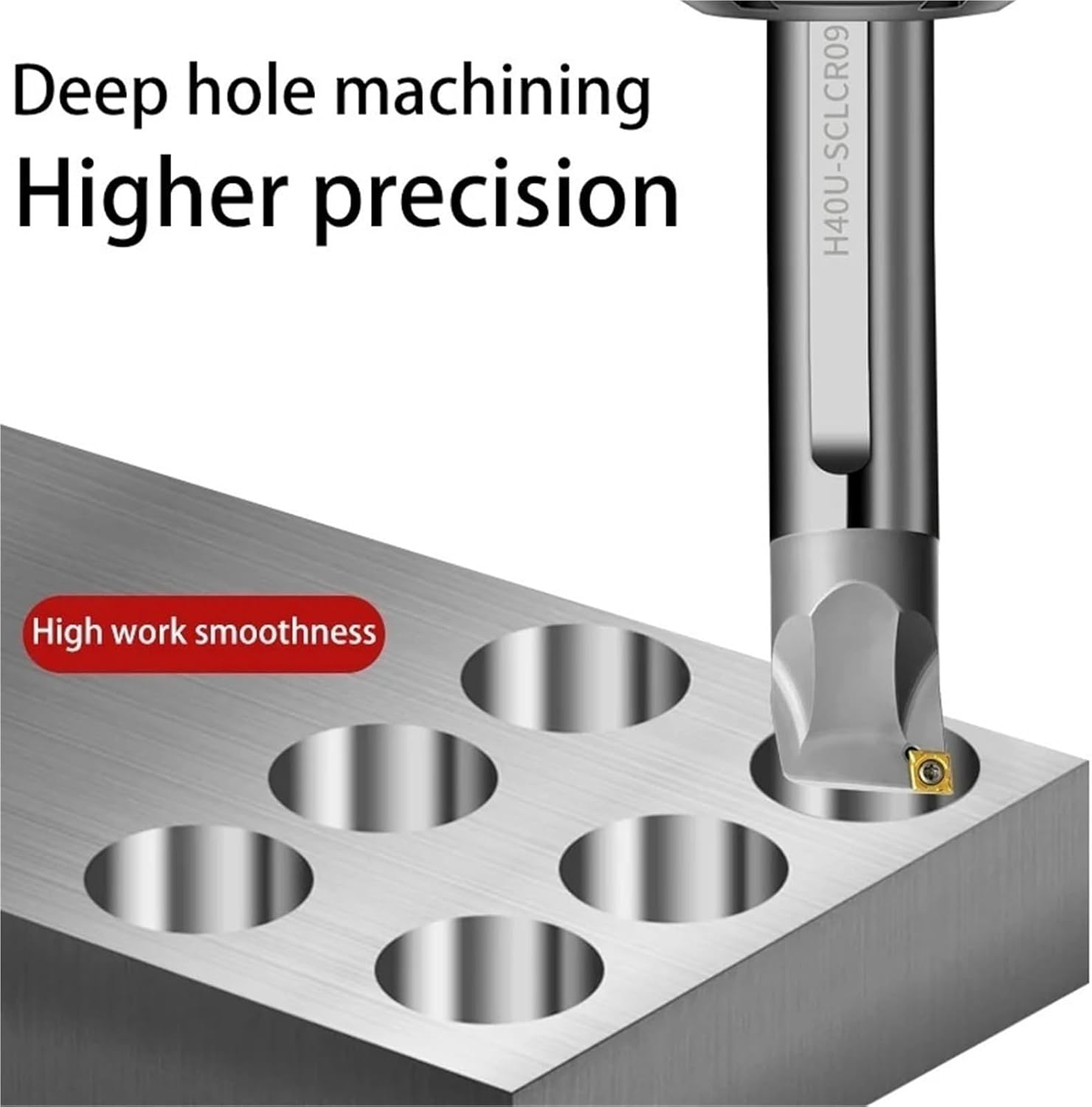Screw Internal Turning HNR Extended Oversize Inner Hole Turning Tool Holder high-Speed Steel HNR0016Q16 HNR0020R16(HNR0032T16)