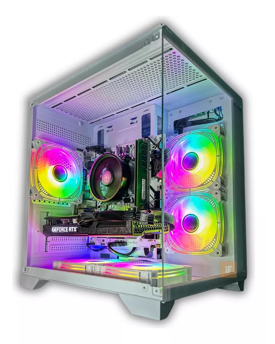 Computador Gamer Ryzen 5, RTX 4060 8GB, 32GB DDR4, SSD 1TB NVMe