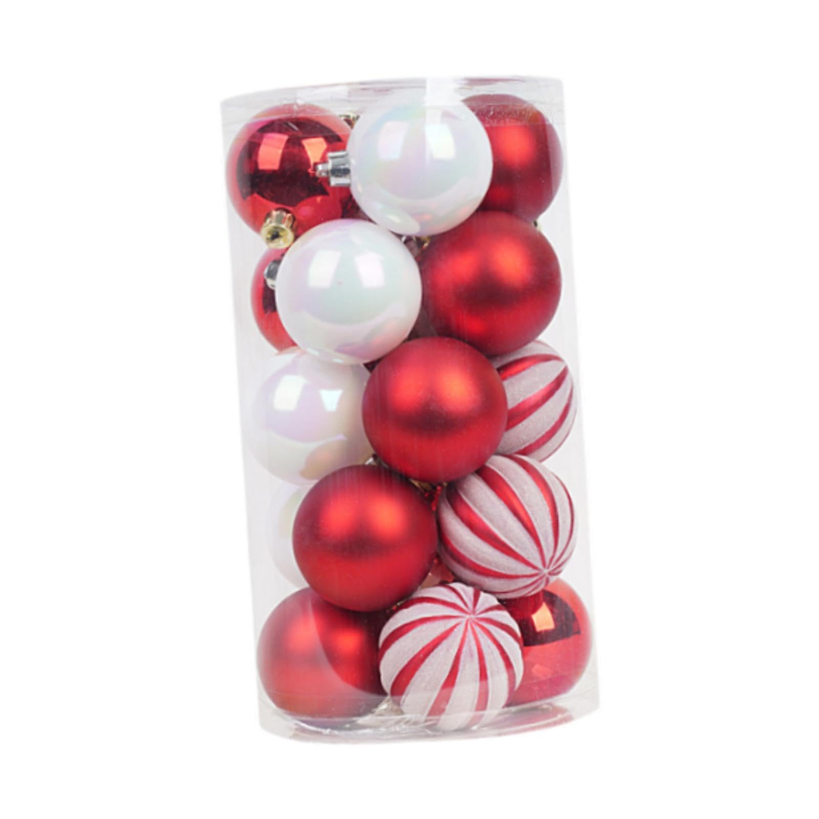Boules de Noël pour festival et anniversaire de mariage - Lot de 20 pièces