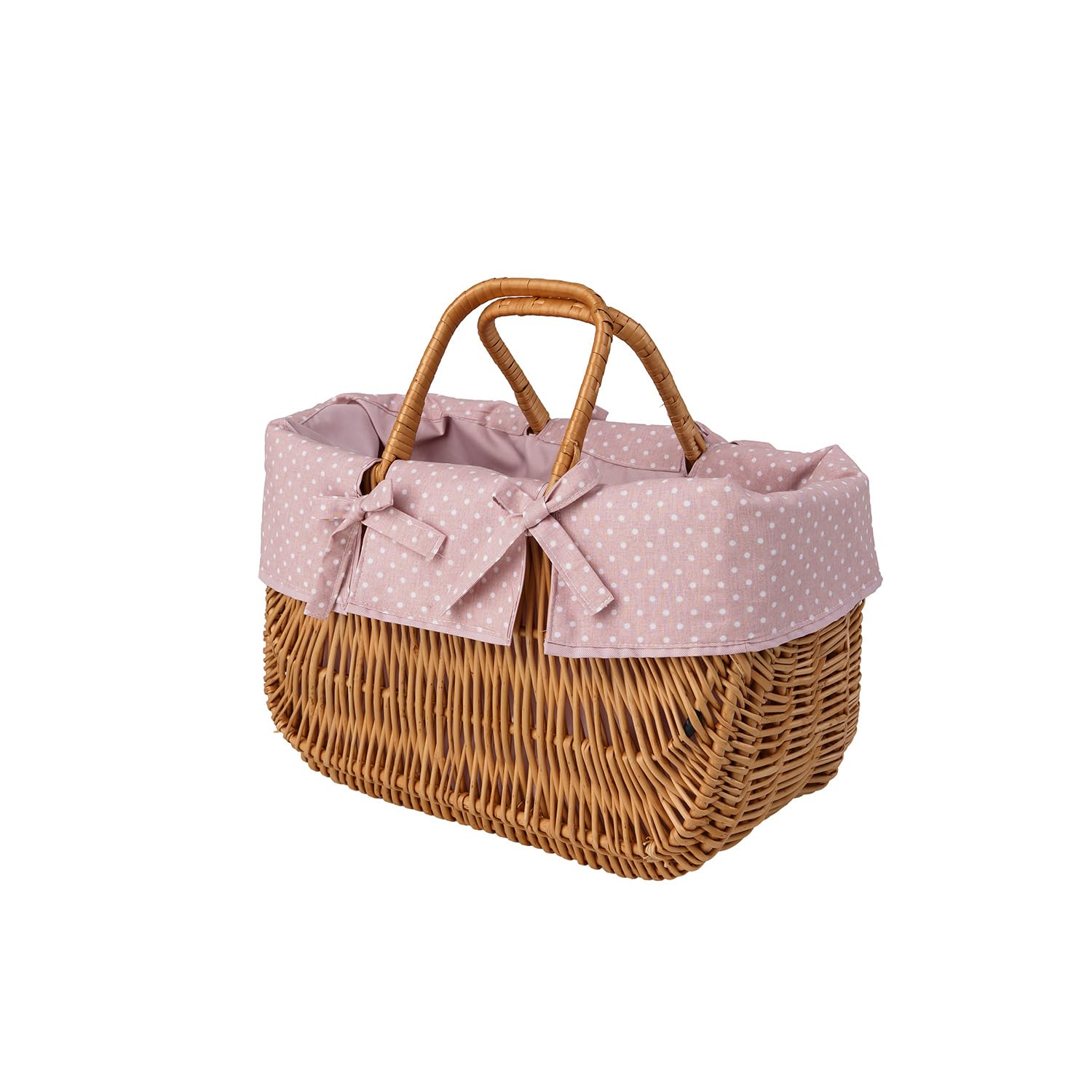 Panier de Bicyclette,Panier à vélo en Osier, Fixation à l'avant du vélo, Sac de vélo, Petit Panier à vélo