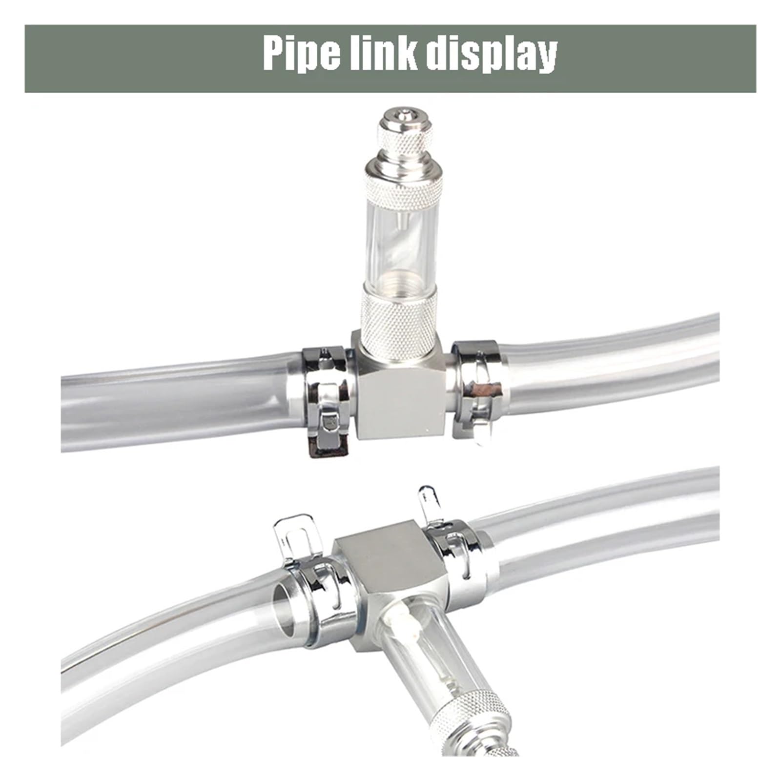 Aquarium DIY CO2 Diffuser Fish Tank CO2 External Atomizer Aluminum Alloy CO2 Generator Regulator Accessories CO2 Diffuser(Refinement head)