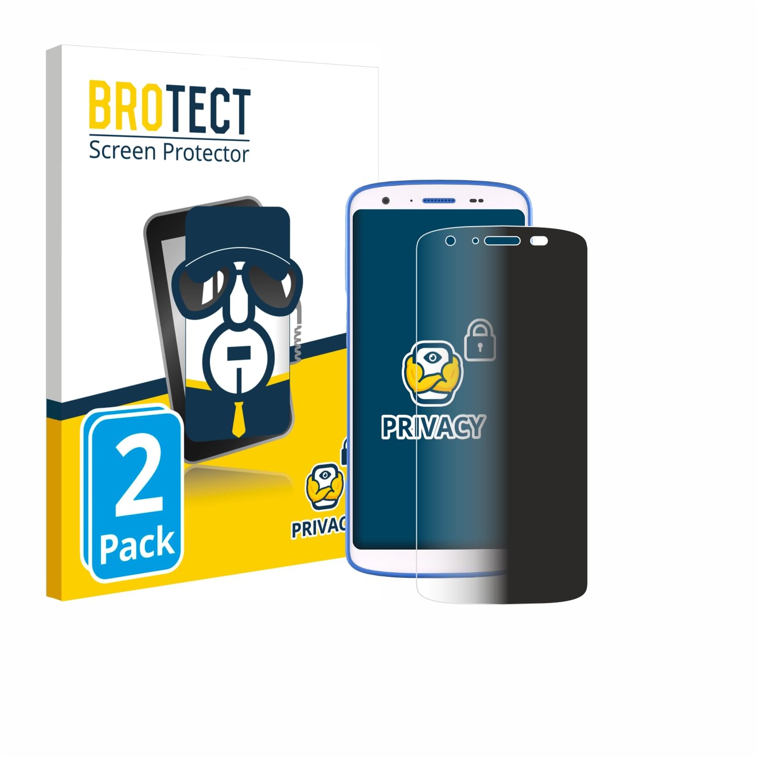 brotect (2 Pack Privacy Screen Protector Compatible with Zebra HC 5X [Anti-Spy, Protection-Film, Blue Light Filter]