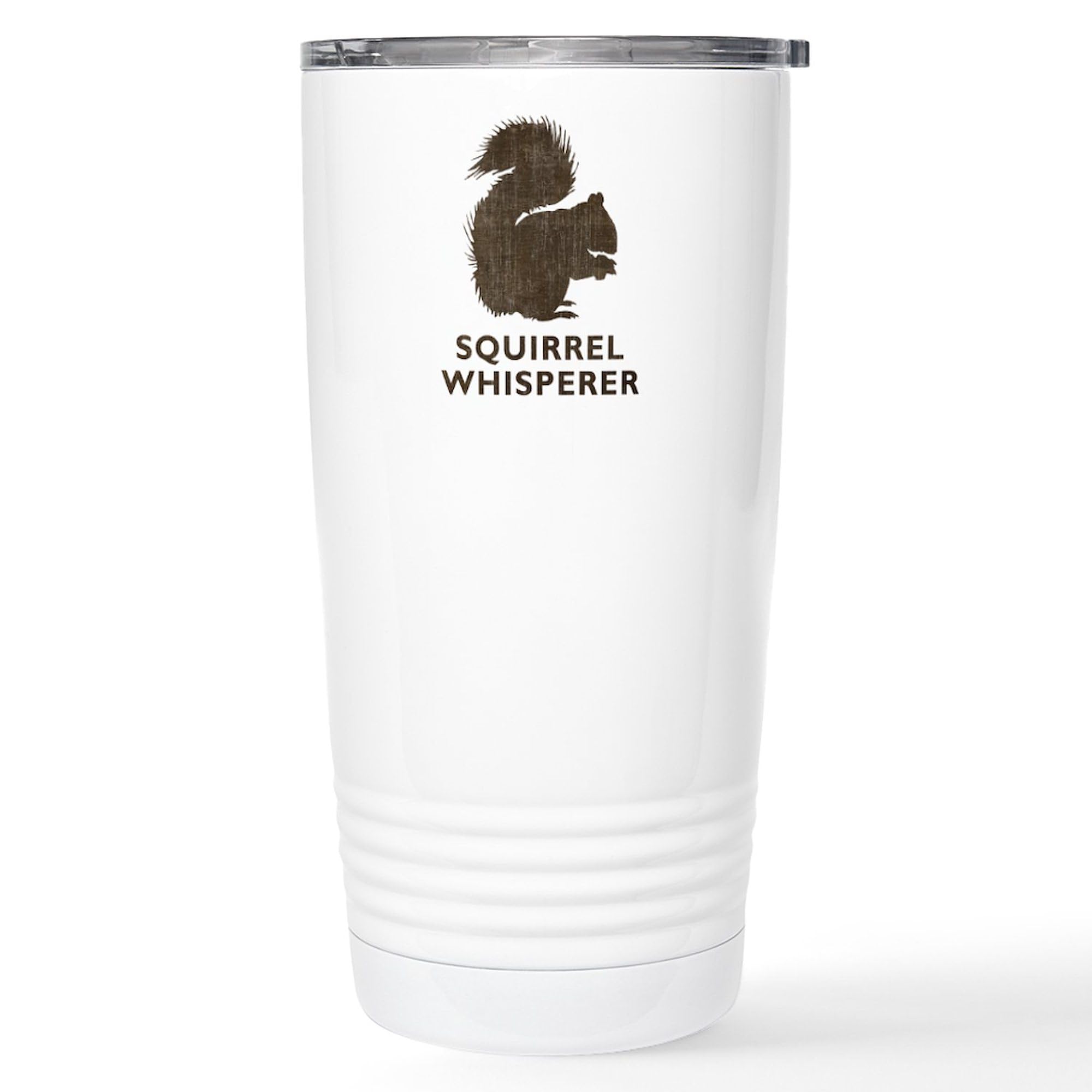 CafePress Vintage Squirrel Whisperer Stainless Steel Travel 20 oz. Insulated Stainless Steel Coffee Tumbler