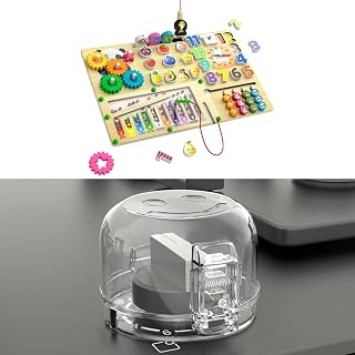 AOSITE Busy Boards Wooden Kids Toys and Stove Knob Covers for Child Safety