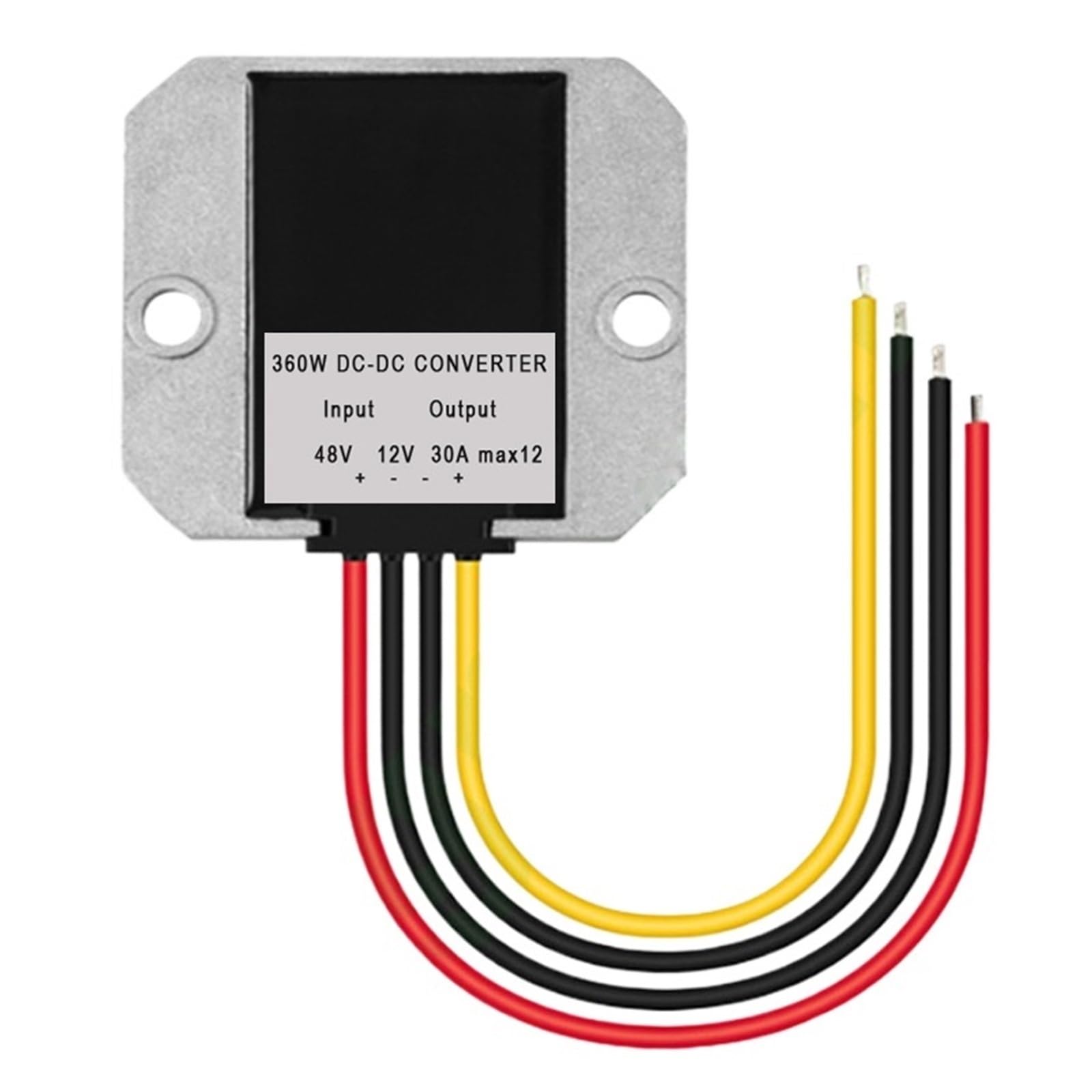 QfUxYYSLD Converter 48V to 12V 30A DC Power Supply 36V to 12V Step-Down Module