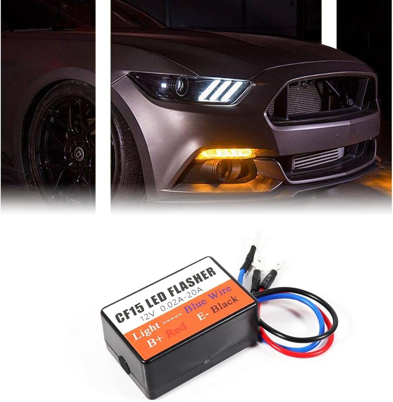 Relé eletrônico do pisca LED GSOWO CF15 3 pinos 12 V para corrigir hiperpisca – 1 unidade