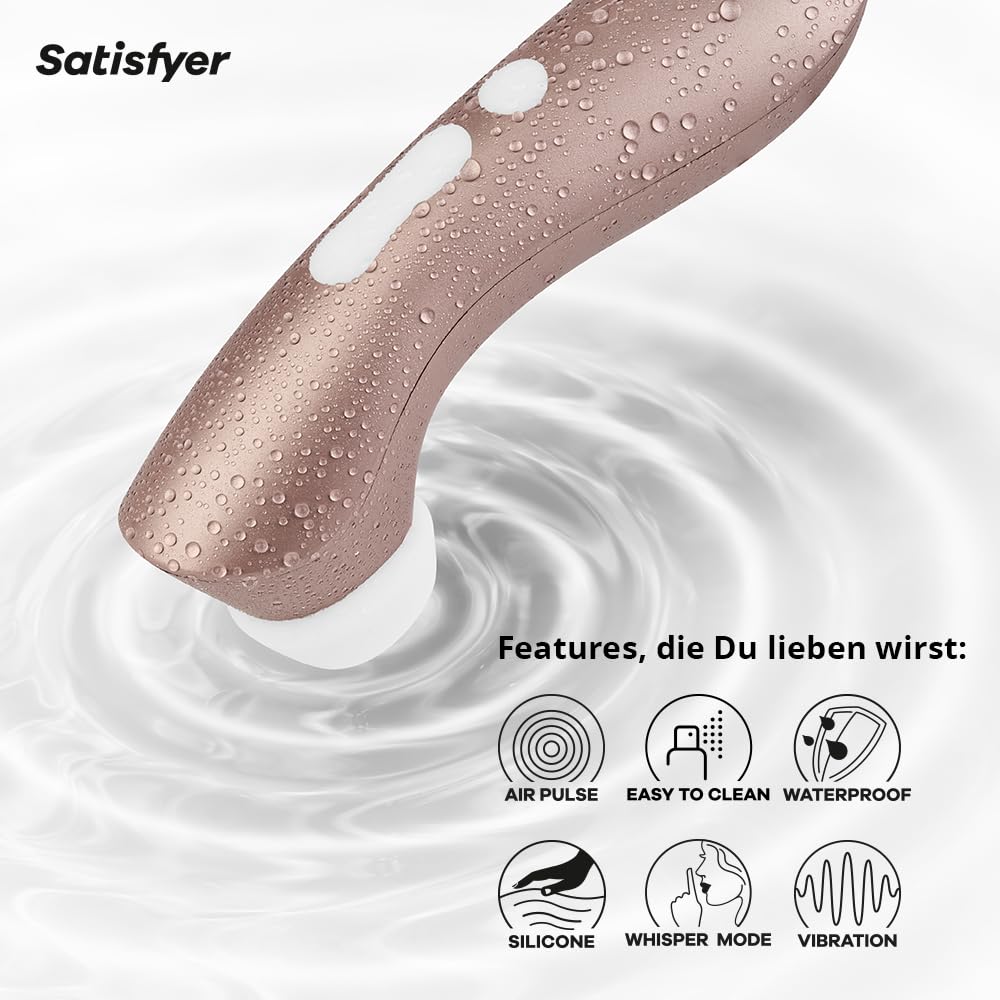Satisfyer Pro 2 Plus | Roségold | Vibrator & Klitoris-Stimulation für die Frau | Sauger und Auflegevibrator | Druckwellenvibrator für Sie | Starkes und leises Sex-Spielzeug für Damen