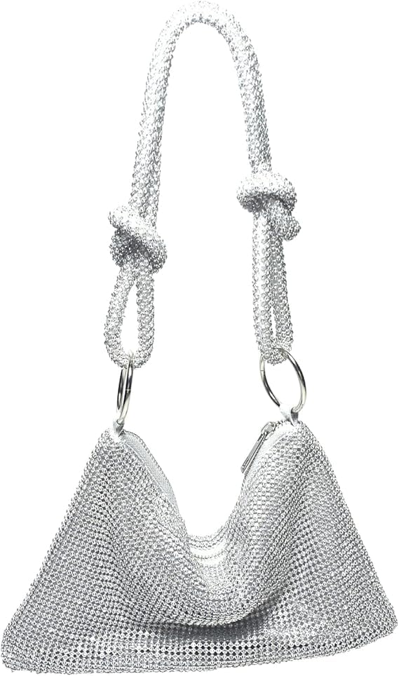 augen Women's Rhinestone Crystal Evening Clutch Bag | Glitter Party Purse with Shiny Shoulder Strap | Elegant Handbag for Weddings, Cocktail Parties & Special Occasions-picture-22
