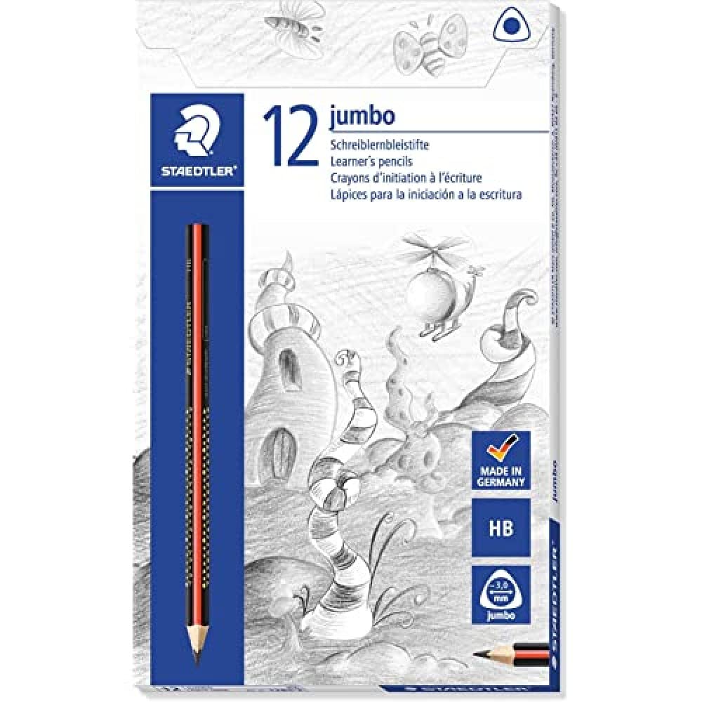 Crayons à papier 2B Staedtler Mars Ergosoft gros module triangulaires 151 VE