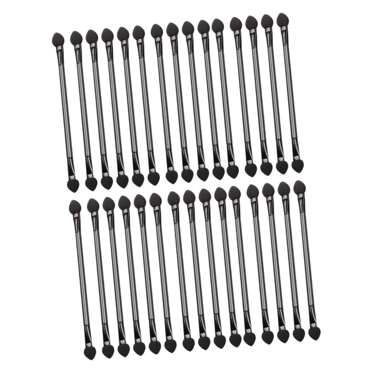 SOESFOUFU Professional Eyeshadow Makeup Tool 30pcs Double-sided Brush Set Easy Application for Occasions