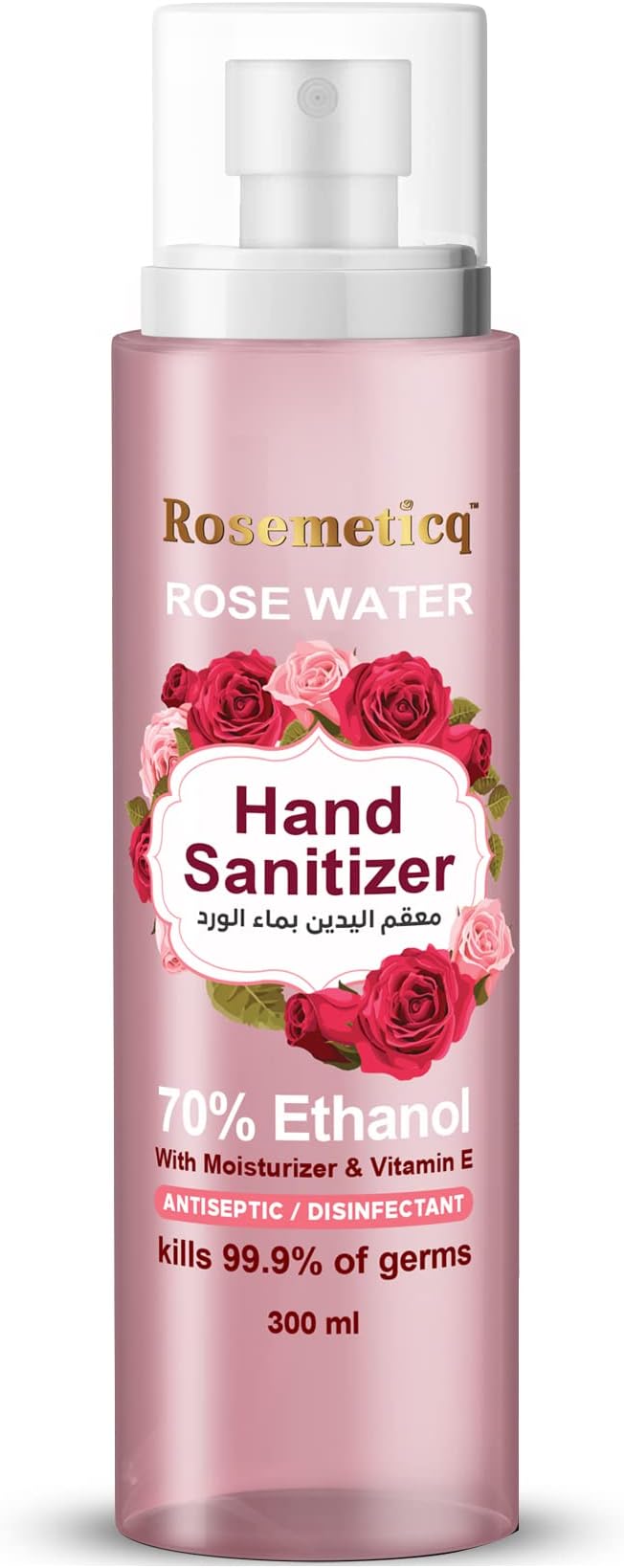 Rosemeticq Rose Water Hand Sanitizer 300ml