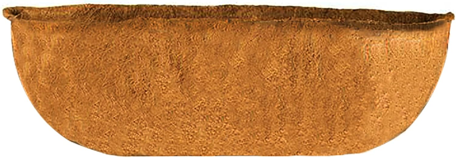 RIABXZ Coco Liners, 24 inch Half Moon Coco Fiber Replacement Liner with
