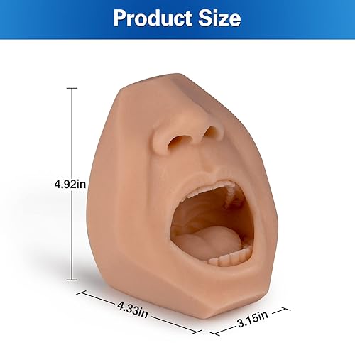 Miniatura 19 de SimCoach Hisopo nasal, modelo de entrenamiento de prueba de hisopo de garganta, simulador de recolección de hisopos, hisopo oral de saliva, Negro