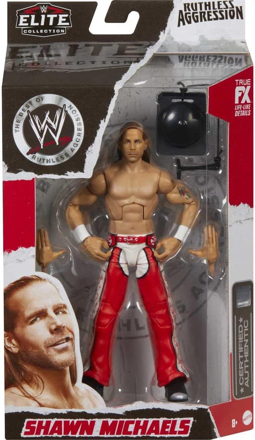 WWE Elite Collection Ruthless Aggression Series Articulated Wrestling Action Figures (Shawn Michaels)