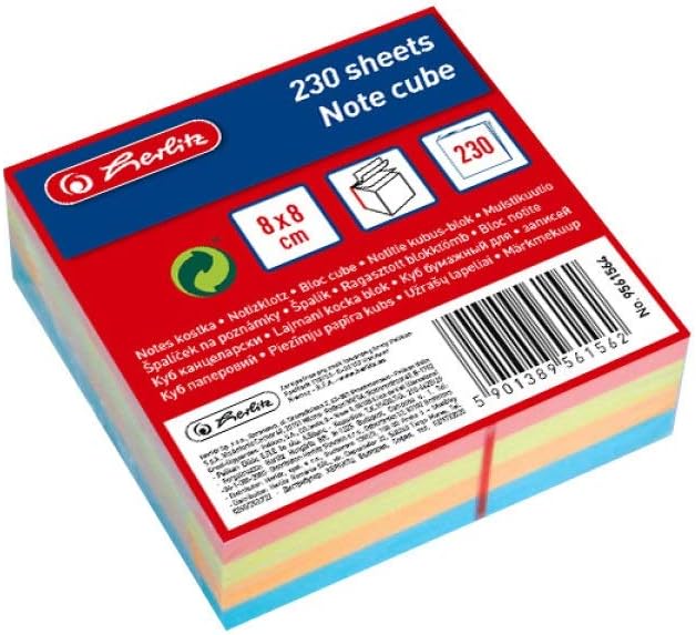 Herlitz Notes coloured cube