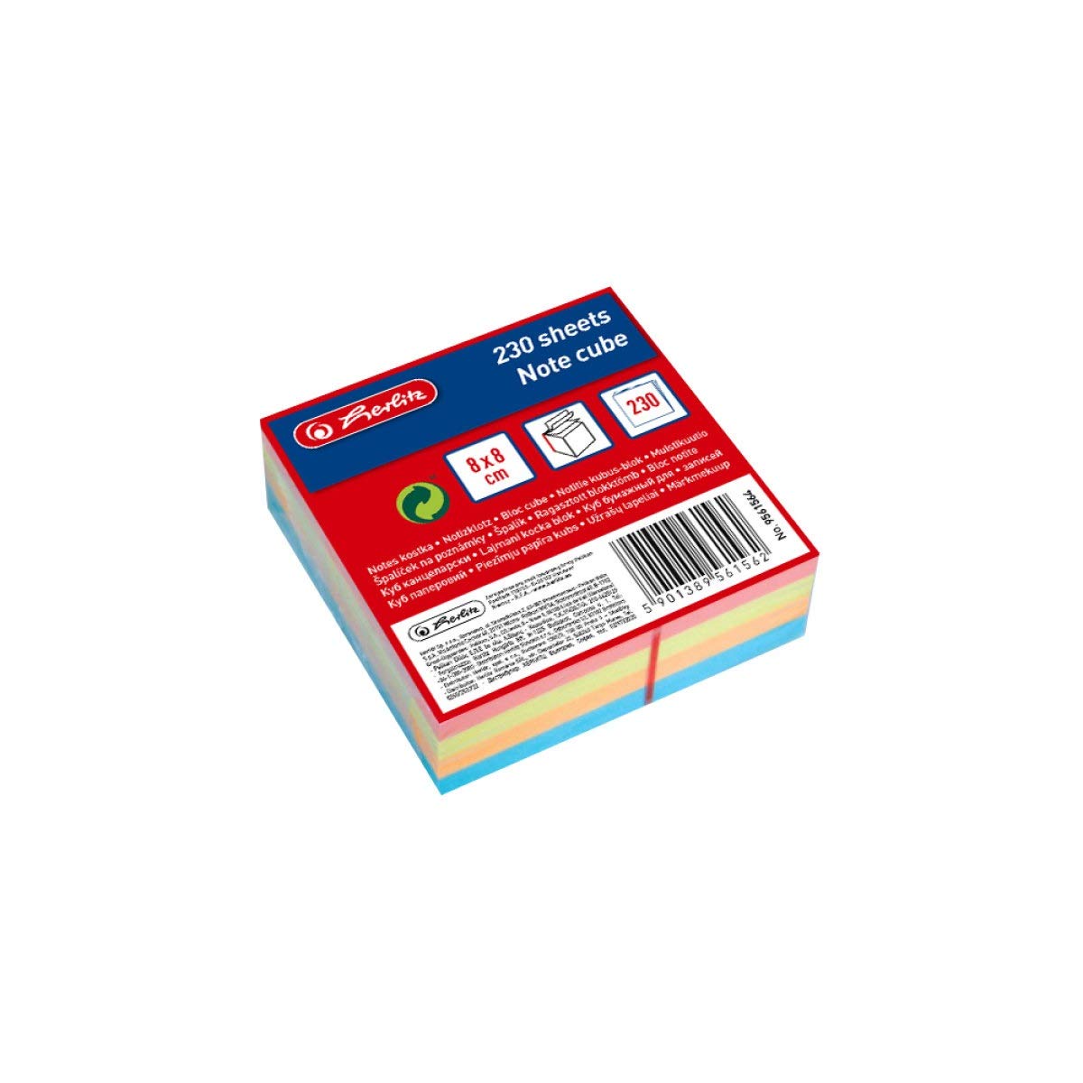 Herlitz Notes coloured cube