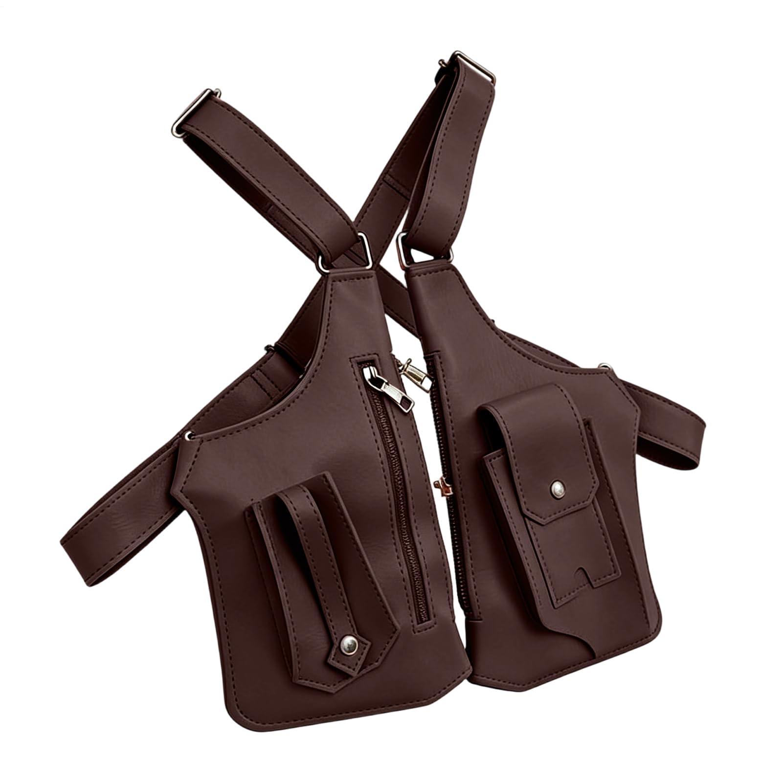 Cartera de moda tipo bolsa para axilas con correa resistente para hombres 8