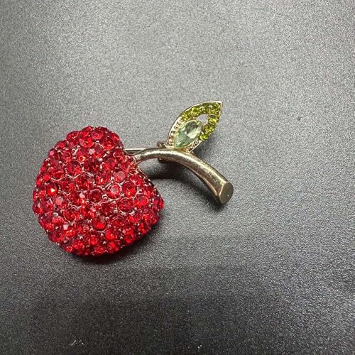 Image of BeeGift Rhinestone Fruit Brooch Pin for Women Girls,Lemon /Pomegranate /Watermelon /Banana /Strawberry /Pineapple Fruit Brooch Cute Fruit Lapel Pin Jewelry Gift for Women