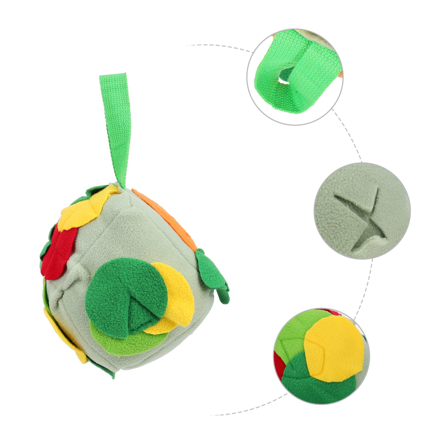 Amosfun 2stücke Hundeschnüffelball Interaktives Futterspielzeug Für Haustiere Kauspielzeug Zur Stimulierung Der Sinne Zum Spielen Und Füttern Für Kleine Und Große Hunde Frisches
