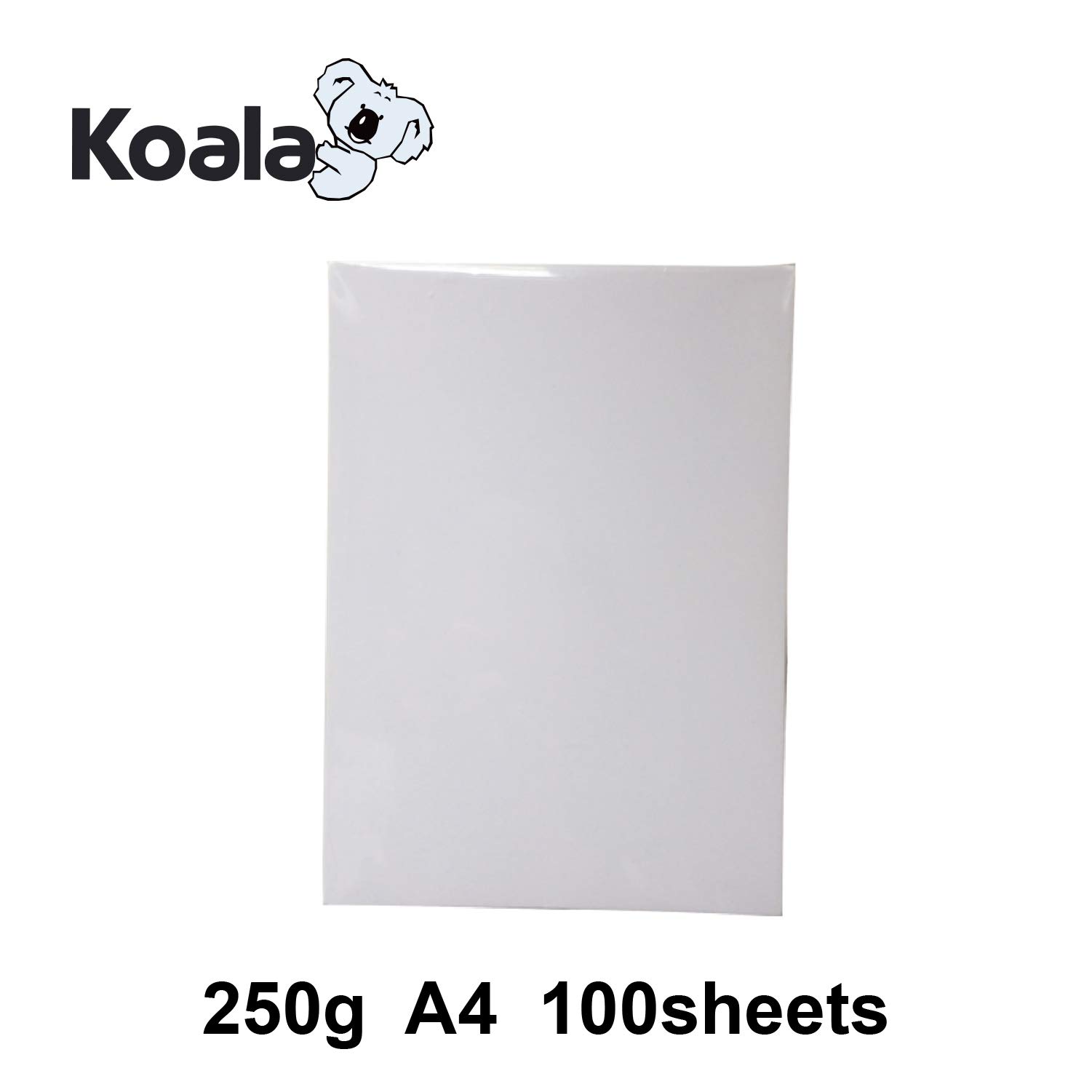 KOALA Carta fotografica Lucida Fronte-Retro A4 250 g/m² 100 fogli per stampante LASER