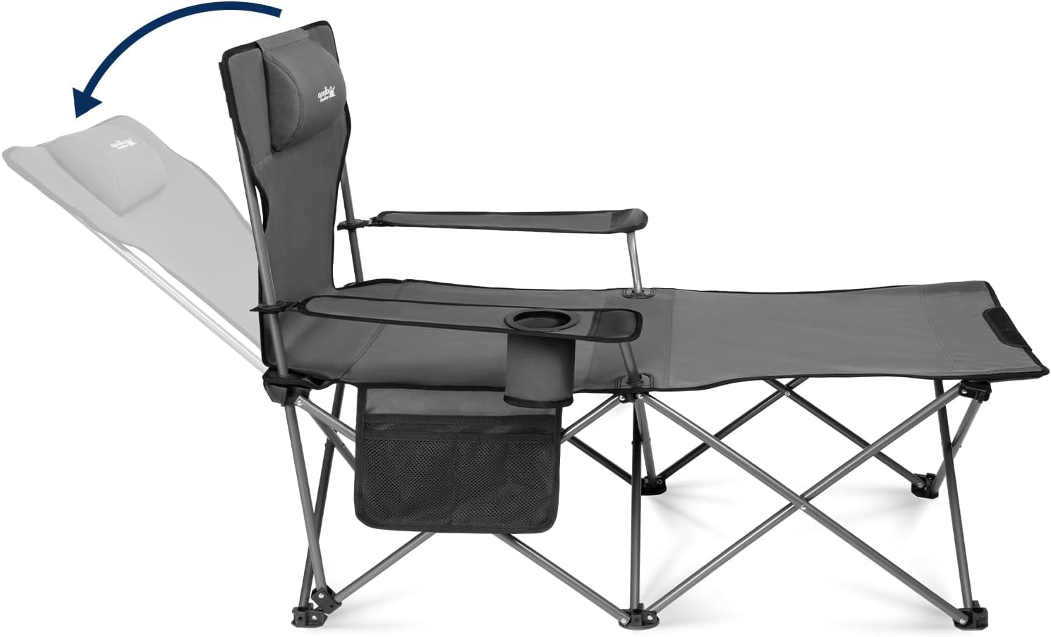 apollo walker Camping Chairs for Adults - 6 Legged Beach Chair with Foot Rest