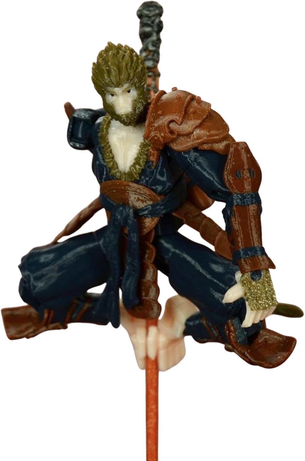 Assembled Dummy13 Action Figure Monkey King, 3D Printed T13 Action Figure Assembled, Fully Articulated Robot, Easy 13 Action Figures, Accessories Included, Stop Motion Animation, Gift