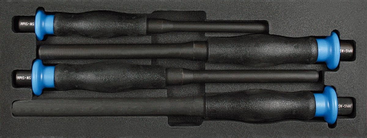 Chasse-piquet industriel SW-Stahl Z2525-4 outillage de frappe 10 à 16mm