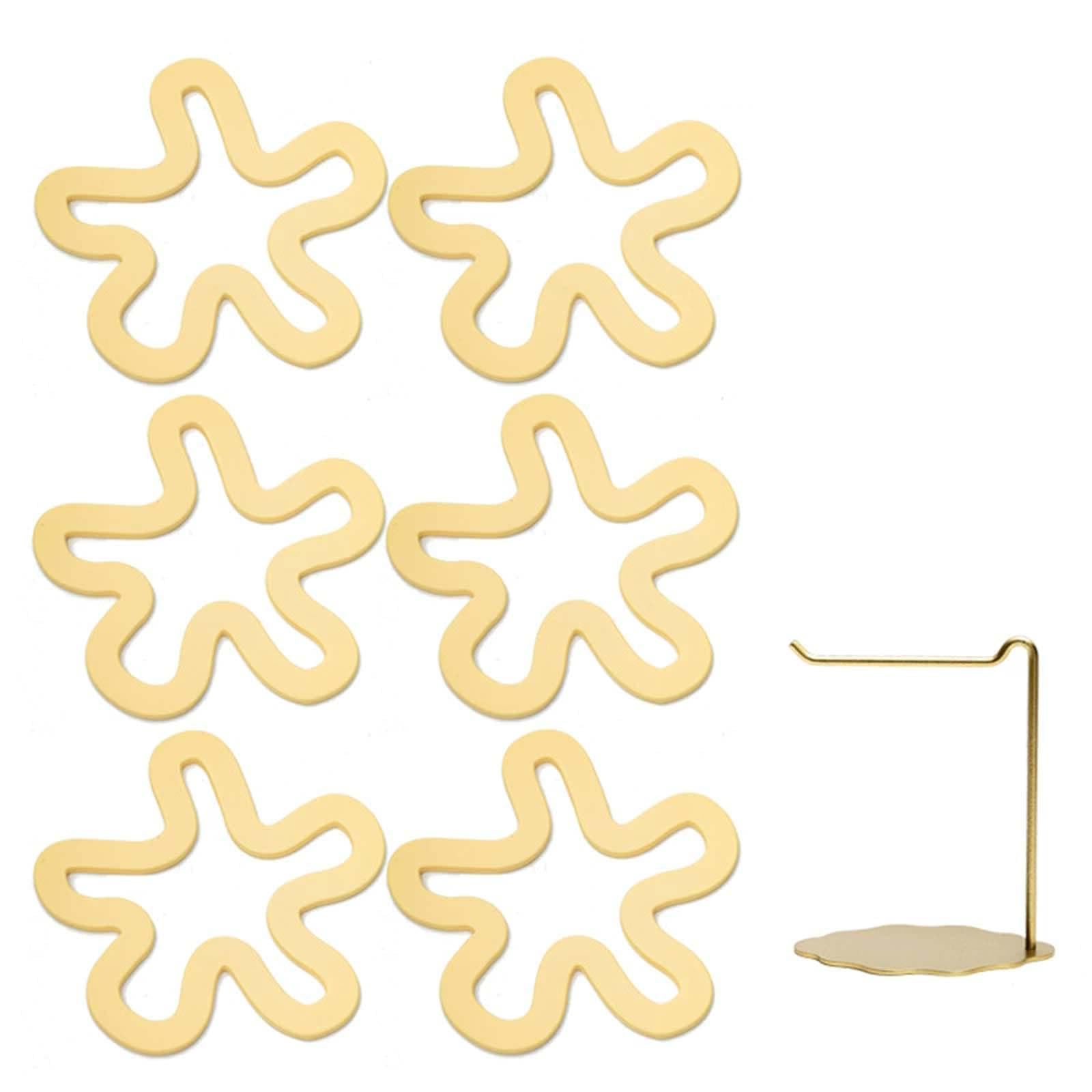 Salvamanteles de Silicona con Forma de Flor para Platos Calientes,