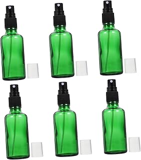 Ipetboom 6pcs Spray Essential Oil Bottle Glass Spray Sub Bottles Empty Oil Bottles Travel Storage Bottles Glass Travel Bot...