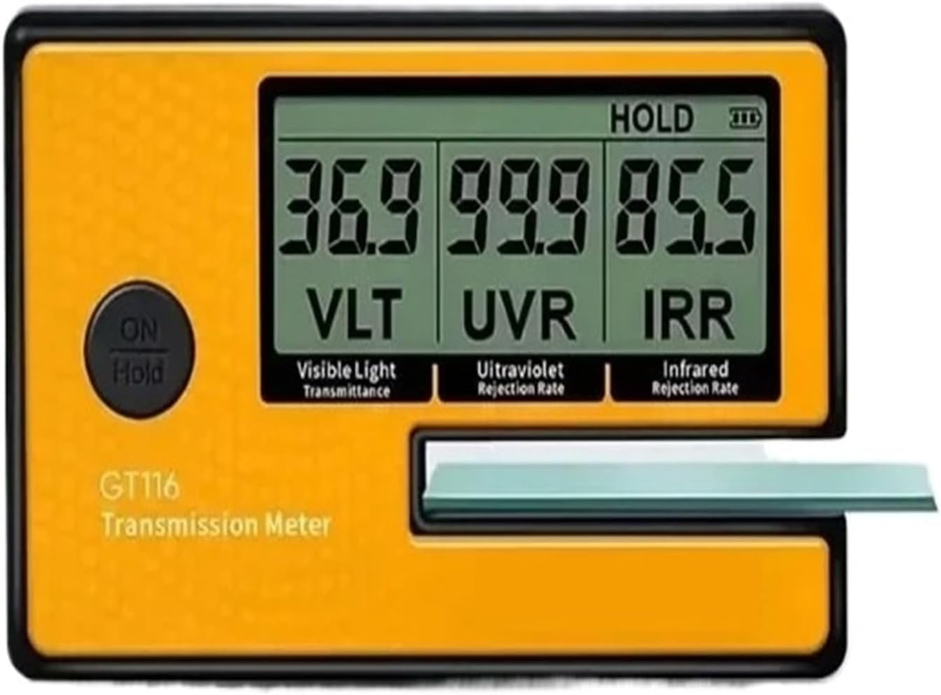 Digital Tint Solar Film Car Transmission Meter GT116 Penetration VL IR UV Light Intensity with Automatic Calibration